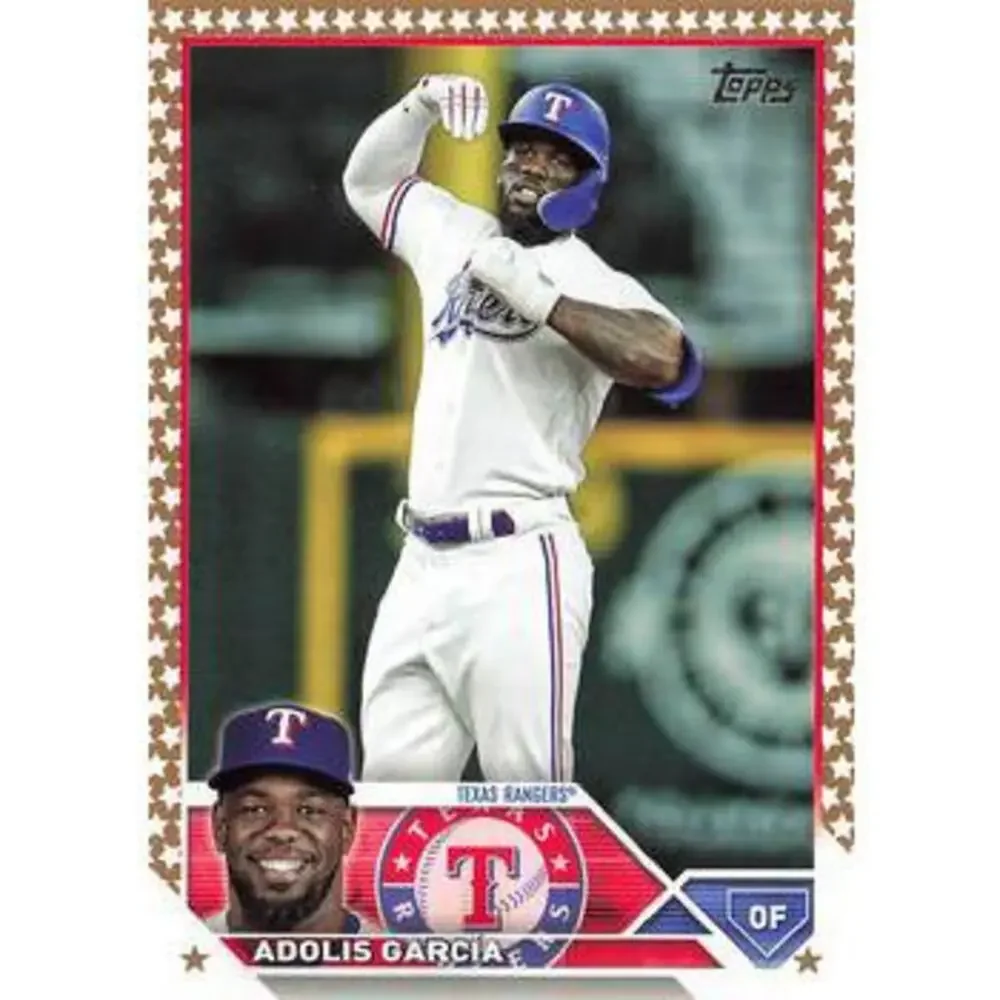 2023 Topps Gold Star Gold Star Adolis GarcÃ­a #601 Texas Rangers
